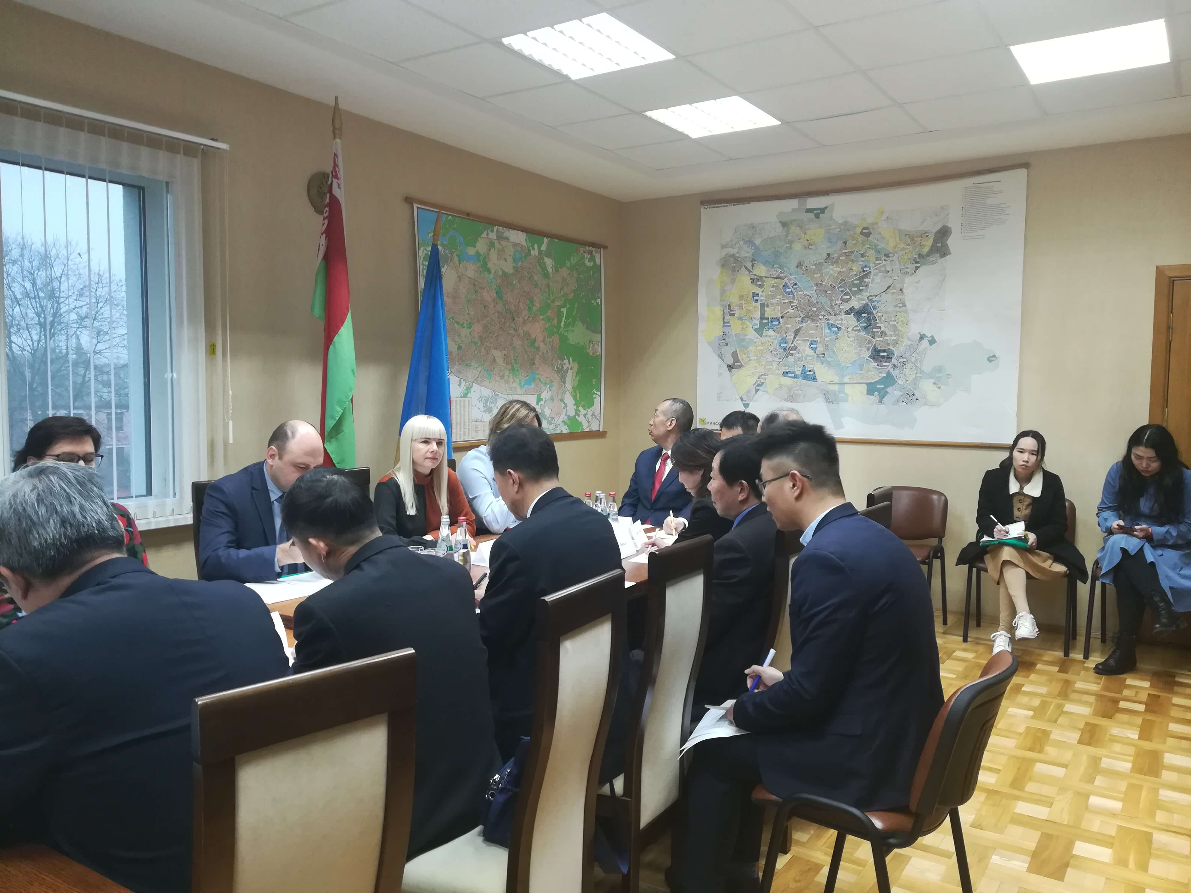 The management of the Committee held a working meeting with the delegation from China